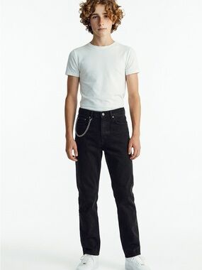 The Kooples men’s Men's Black Straight-Leg Jeans - Classic Fit